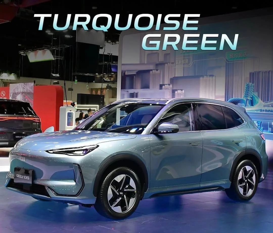 Geely X5 warna Turquoise